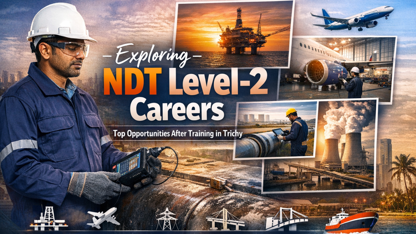 Career Growth Paths After Completing an NDT Course at Trichy